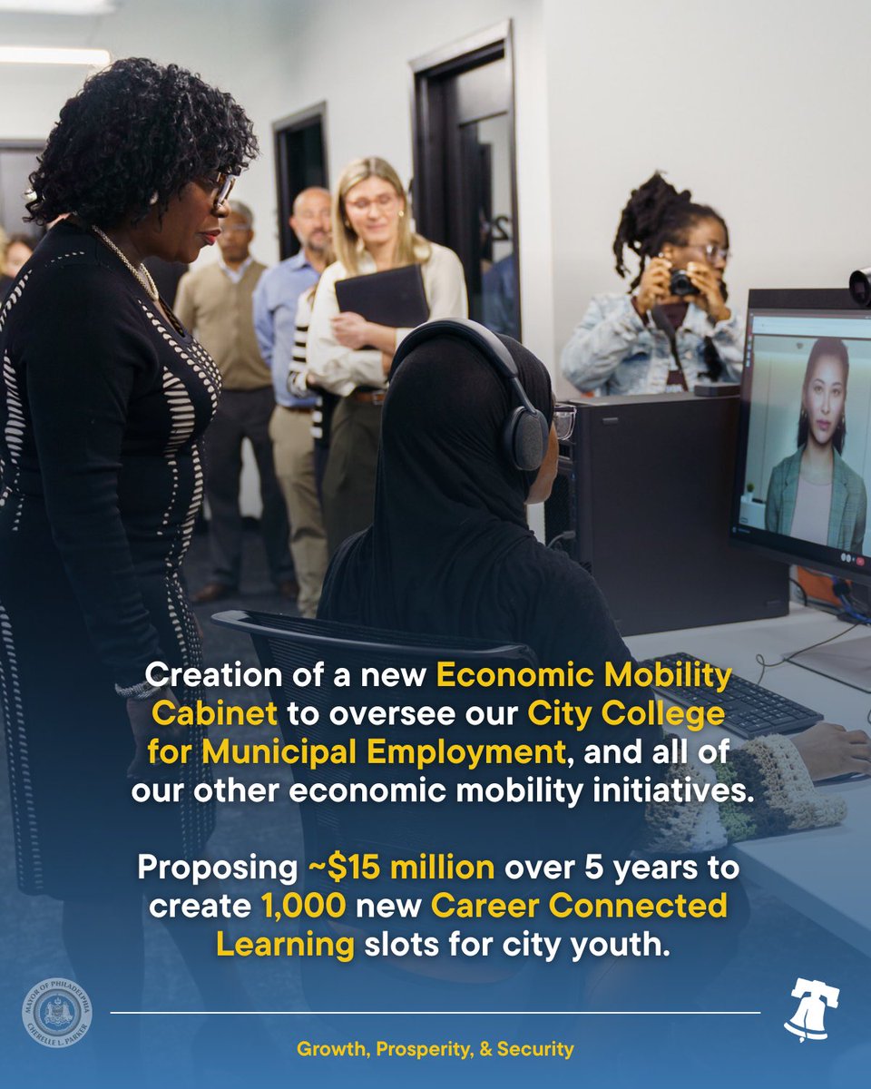 Mayor Cherelle L. Parker tweet media