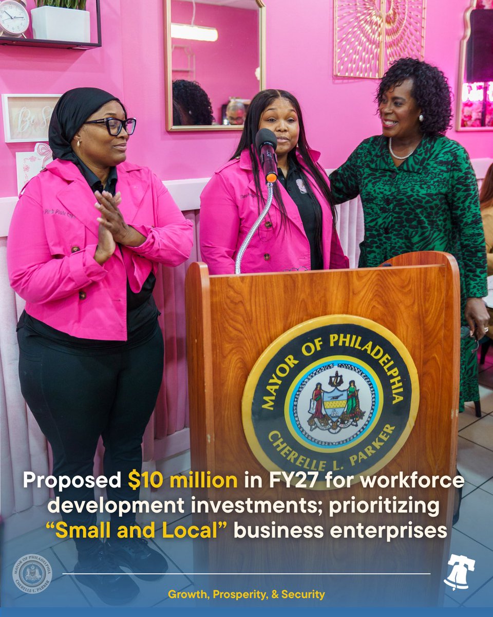 Mayor Cherelle L. Parker tweet media