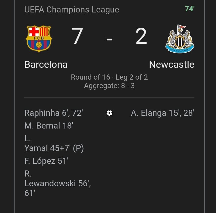 Did Barcelona actually forced Newcastle to turn football into basketball like just imagine this.....