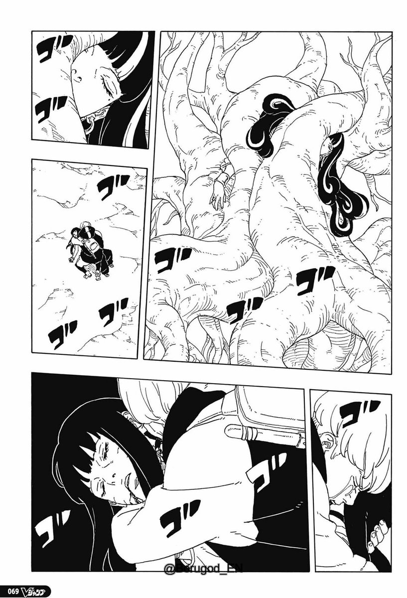 MintCookies16's tweet photo. If we find out Sarada is the reason Himawari died in the future Koji saw what will be people's tune then 😭

Himawari and Kawaki only put themselves in that position under orders because Sarada said I can take out the enemy!

#BORUTO https://t.co/O8YwnsXU21