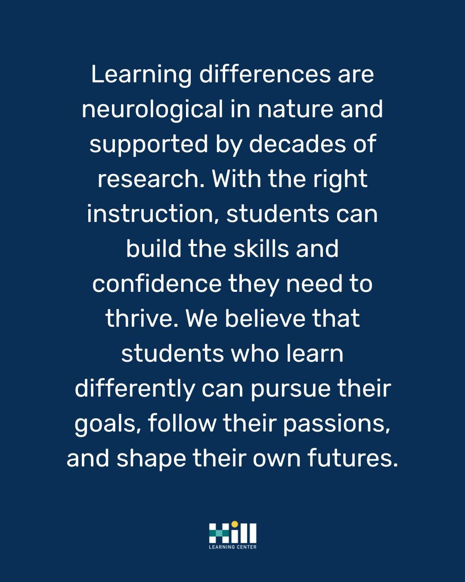 Hill Learning Center tweet media