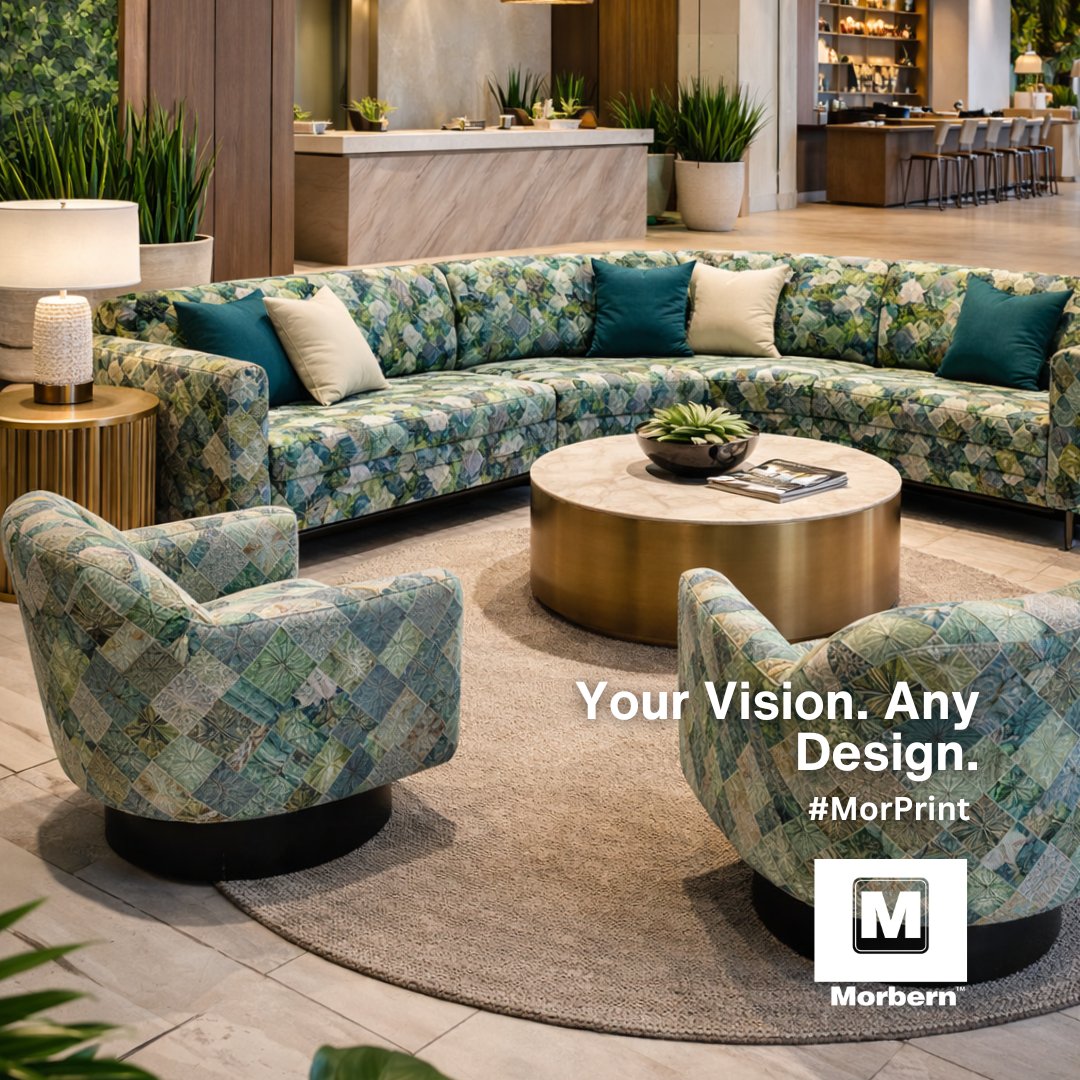 morbern_textile's tweet image. Unlimited creative possibilities — bold patterns, subtle textures, fully custom concepts — all engineered for contract performance.

#Morbern #DigitalPrint #ContractDesign