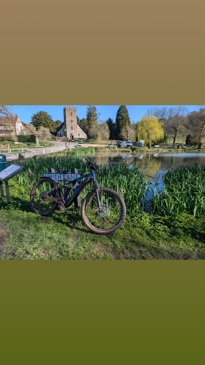 Bigdai100's tweet image. First time back on the eMTB since my visit to A&amp;amp;E three weeks ago. Was hoping for a gentle cross country but the Komoot ride threw in couple of black runs, flooded byways and 1km of quick sand. Great day out! #mtb #cycling
