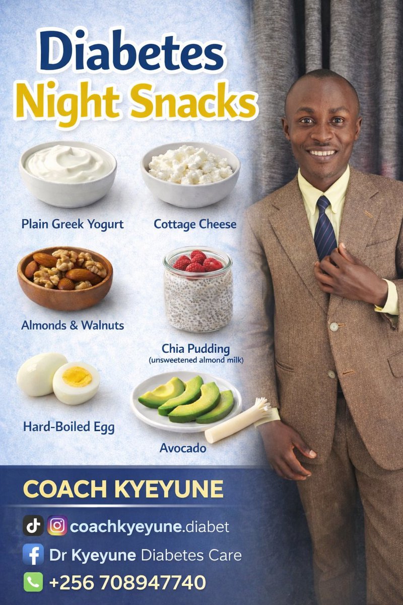 CareLife26527's tweet photo. Hungry at night with diabetes?
Don’t guess what to eat ❌
Choose the RIGHT snacks to control your sugar ✅
Check this 👇
WhatsApp: 0708947740”
#Diabetes #HealthTips #Nutrition #SugarControl #Wellness https://t.co/L7ShbX2LlS