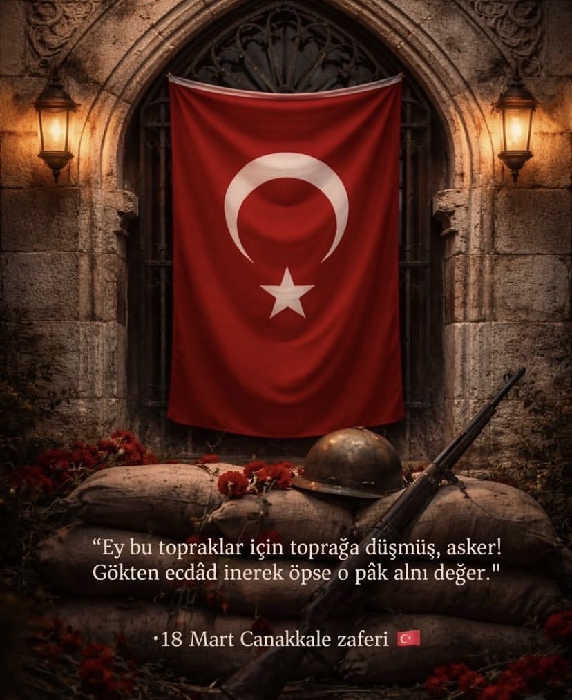 EFirdevs's tweet photo. Mekanınız Cennet olsun inşaAllah.
#18MartÇanakkaleZaferi #çanakkalegeçilmez https://t.co/Pga3ICs0Cn