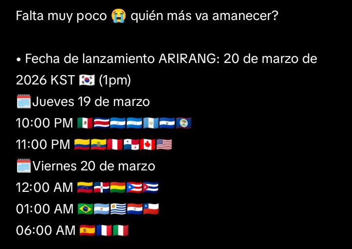 Joss88609173's tweet photo. Para los que no pueden ver el concierto de los chicos estaré transmitiendo 💗💗💗💗💗💗 sólamente estén atentos !!! 🥰
Horarios:
#comebackbts #Army #netflix https://t.co/5ue81c2JHb