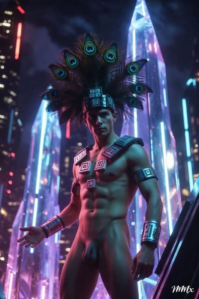 markmaxmx's tweet photo. Tenoch 
The name of the legendary founder of Tenochtitlán, the capital of the Aztec Empire.

#ai #aiart #aigay #aigayart #aimuscle #aimodels #aigayscifi #aigaymen #aigayfantasy #gaypics #gayai #gayaiart #hotguysai #homoeroticart https://t.co/dQ6cS2GfmN