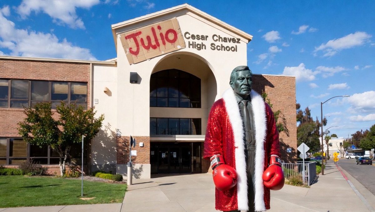 TheKevinDalton's tweet image. I think I have this whole schools named after Cesar Chavez thing worked out.