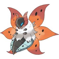 walkdontrun13's tweet photo. @NahokoVeta Volcarona, beeg (fire) moth https://t.co/D880yp4oUW