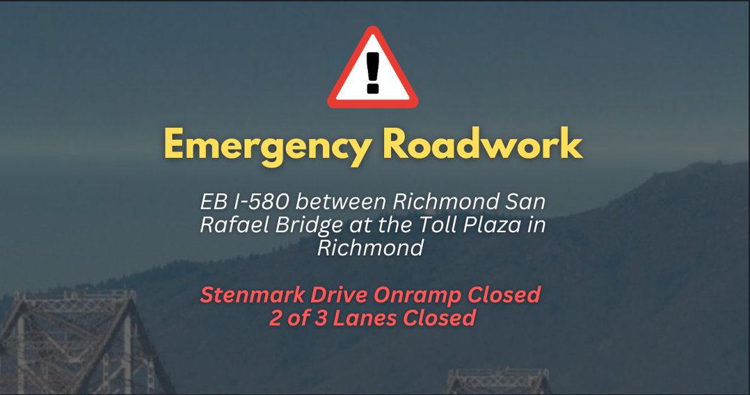 Caltrans District 4 tweet media