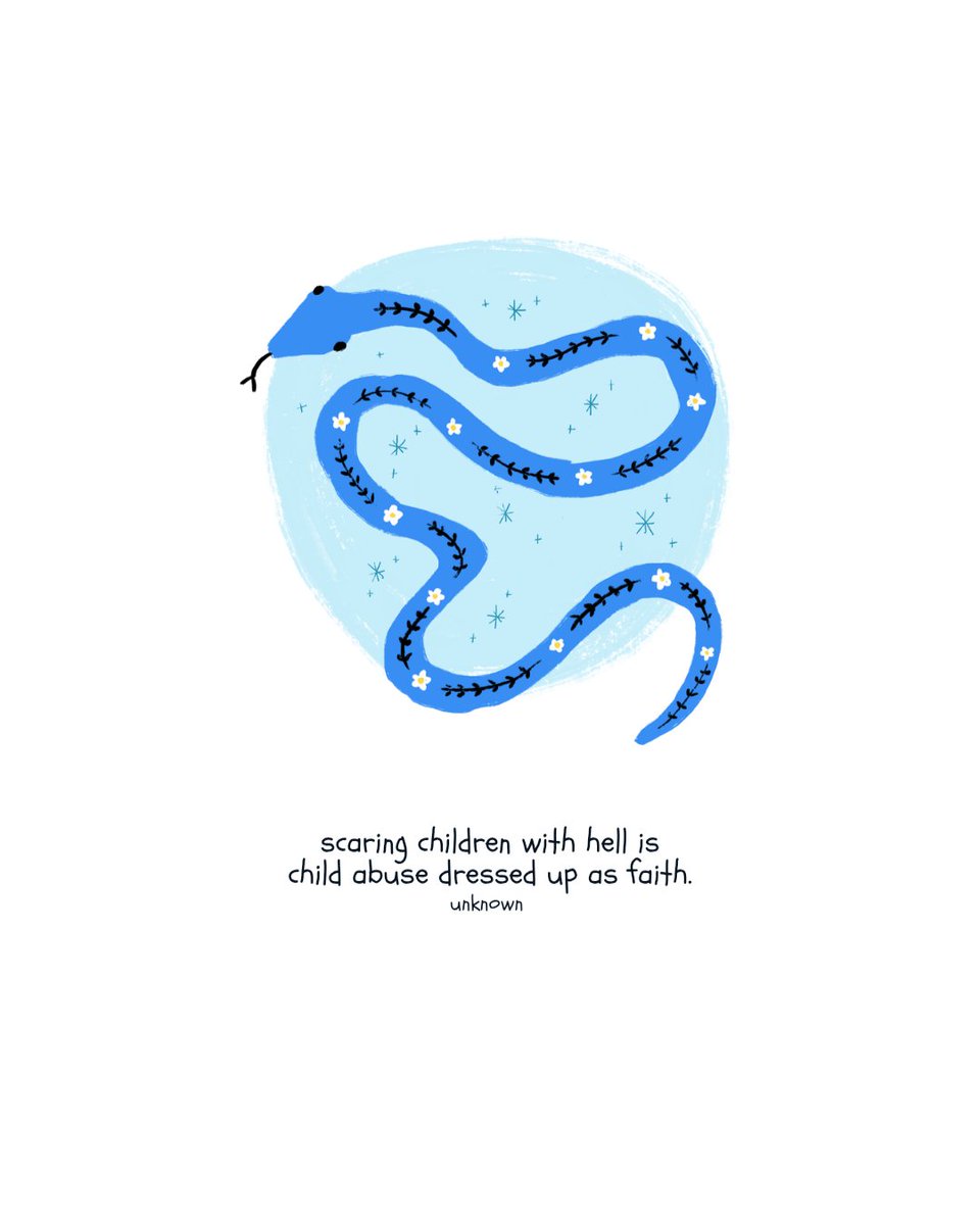 atheistquots's tweet photo. scaring children with hell is child abuse dressed up as faith.

― unknown https://t.co/LVfV6wwV2o