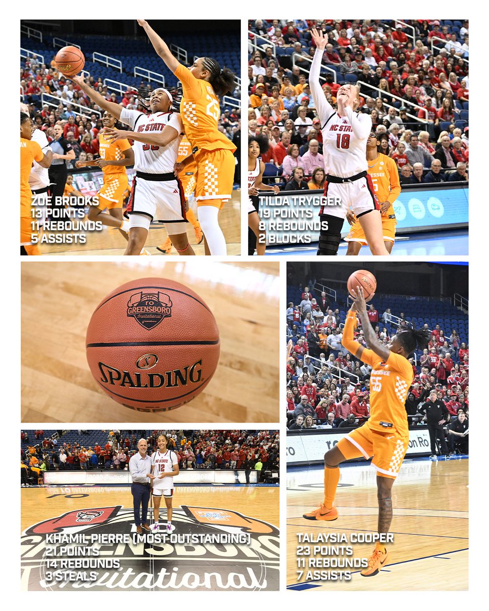 Gazelle_Sports's tweet photo. Round 1 went to @PackWomensBball in the Ro Greensboro Invitational… now it’s time for Round 2. 👀

The Wolfpack and @LadyVol_Hoops run it back in the NCAA Women's Basketball Tournament.

📅 Friday, March 20
⏰ 8 PM ET
📺 ESPN

NC State took the first matchup, 80–77. Who takes the rematch? 🏀🔥