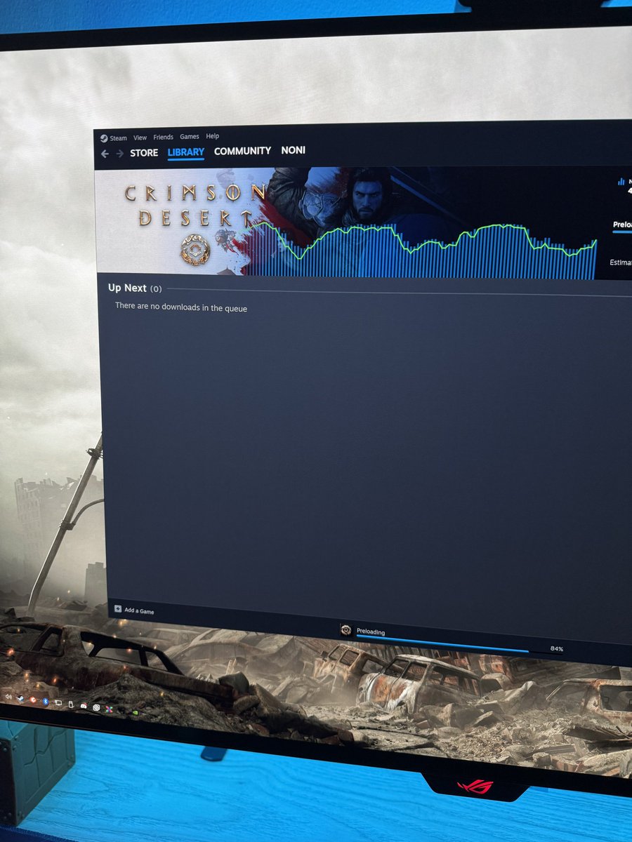 تم الشراء ويتم التحميل يارب ما تكون مقلب🫡
#crimsondesert