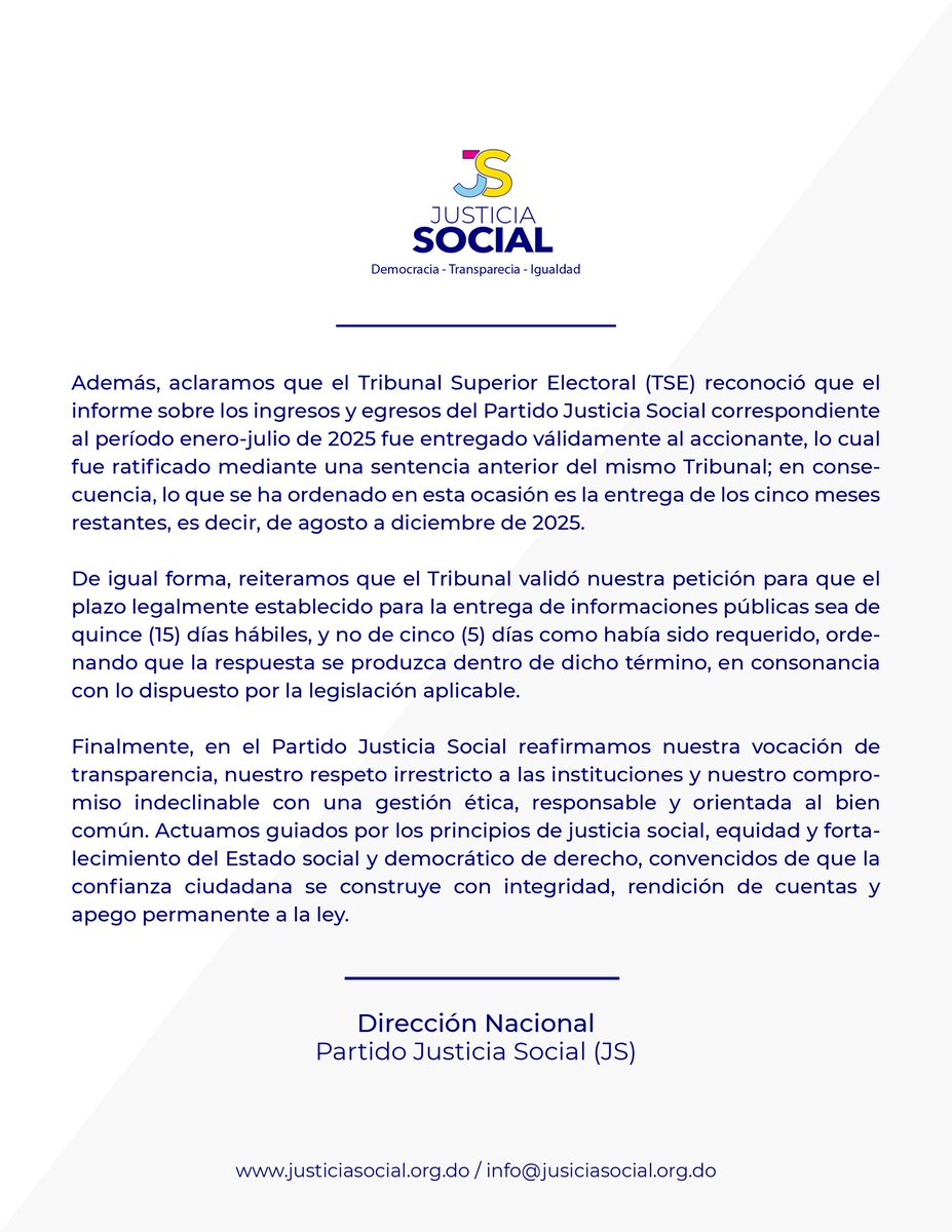 Justicia Social tweet media