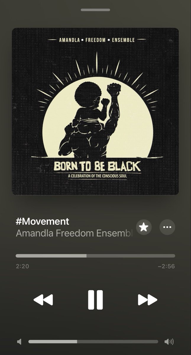 nozimanga_'s tweet image. #Movement - Amandla Freedom Ensemble

the same song appearing on two albums released five years apart, two different voices, vocals:  Zoë Modiga sings in the first, Lesego Rampolokeng recites poetry in the second and #Movement becomes Soldiers Lament