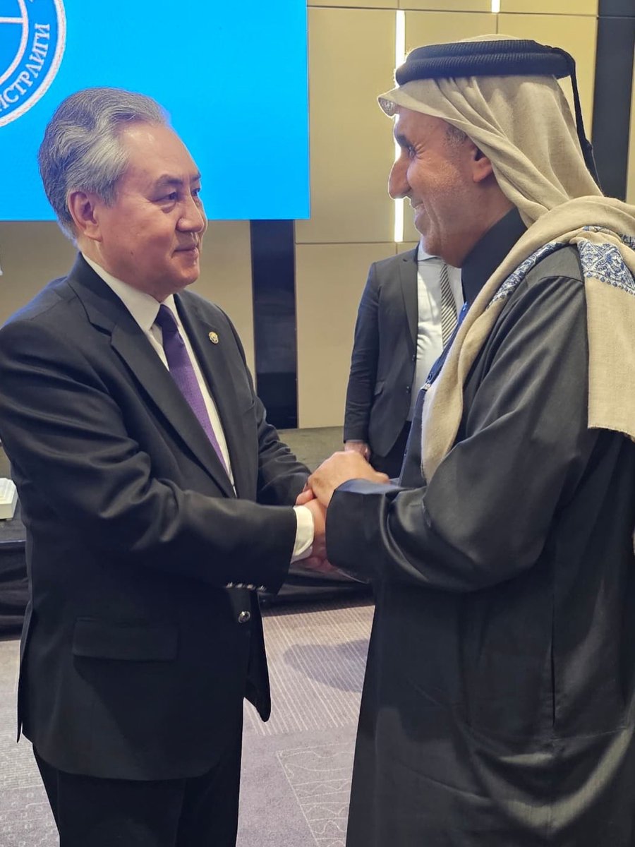 QatarEmb_Bsk's tweet photo. حضر سعادة السيد/ علي بن جابر المري، سفير دولة قطر لدى الجمهورية القيرغيزية، يوم الثلاثاء الموافق 17 مارس 2026م، مأدبة إفطار أقامها سعادة السيد/ جينبيك كولوباييف، وزير خارجية الجمهورية القيرغيزية، وذلك في فندق نوفوتيل سيتي سنتر بالعاصمة بيشكيك، بمناسبة شهر رمضان المبارك.

وشهدت المأدبة حضور عدد من كبار المسؤولين، ورؤساء البعثات الدبلوماسية وممثلي المنظمات الدولية المعتمدين في البلاد.

#الخارجية_القطرية