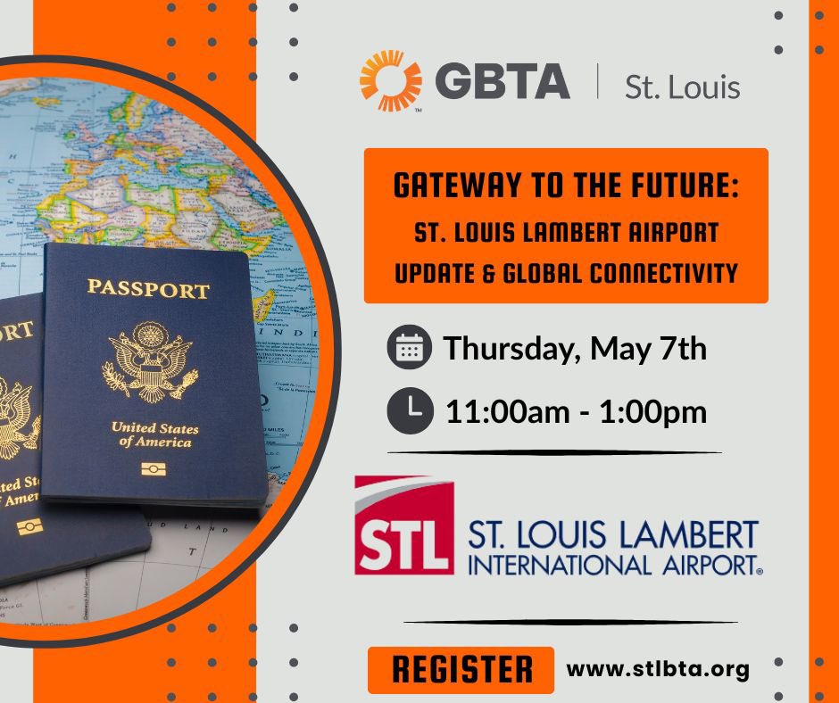 STLBTA's tweet photo. Registration is NOW open! Join us on May 7th at the beautiful St. Louis Lambert International Airport. ✈️

https://t.co/P9A287cV3n
 
#GBTASTL #Education #BusinessTravel https://t.co/ydtyMU6S3d