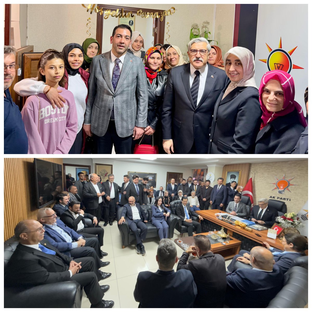 sadibinboga's tweet photo. 📍AK Parti Osmaniye İl Başkanlığı

AK Parti Osmaniye İl Başkanlığı olarak düzenlediğimiz Teşkilat Vefa İftarı’nın ardından, makamda çay eşliğinde gerçekleştirilen samimi sohbetle başlayan bu anlamlı buluşmada, milletimizin emanetine sahip çıkan kadrolar olarak azim ve kararlılıkla, bir araya geldik.

Bu anlamlı buluşmada, AK Parti Genel Başkan Yardımcımız, Kültür ve Sanat Politikaları Başkanımız, Hatay Milletvekilimiz Hüseyin Yayman, Önceki Dönem Aile ve Sosyal Hizmetler Bakanımız, Osmaniye Milletvekilimiz Derya Yanık, Osmaniye Milletvekilimiz Seydi Gülsoy, MKYK Üyelerimiz İsmail Kaya, Fatima Yurduseven ve teşkilat mensuplarımızla birlikte teşkilatımızın güçlü iradesi bir kez daha ortaya konulmuştur.

Recep Tayyip Erdoğan liderliğinde, daha güçlü bir Türkiye ve Osmaniye için birlik ve beraberlik içinde çalışmalarımızı sürdürüyoruz.🇹🇷
@Akparti 
@RTErdogan 
@HuseyinYayman 
@akkulturvesanat 
@drbetulsayan 
@AKPartiSPBGM