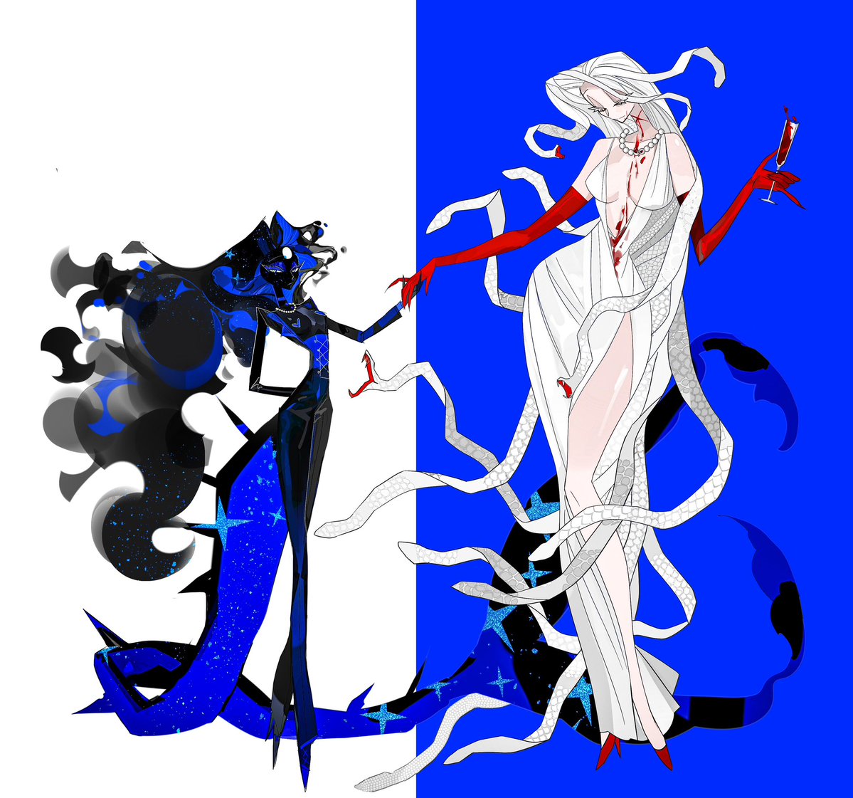 Star_andDiamond's tweet image. #oc #hazbinhoteloc 
🖤💙🤍❤️