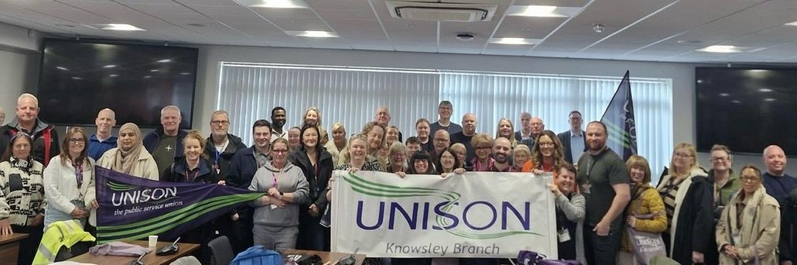 Knowsley Unison tweet media