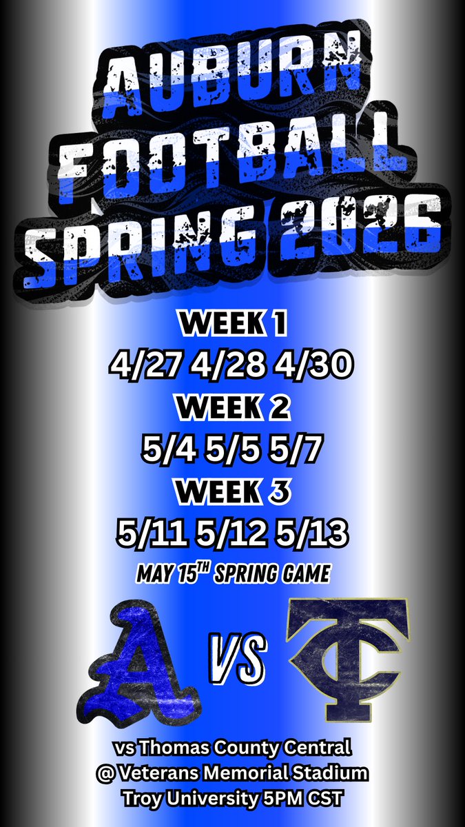 Auburn High Football tweet media