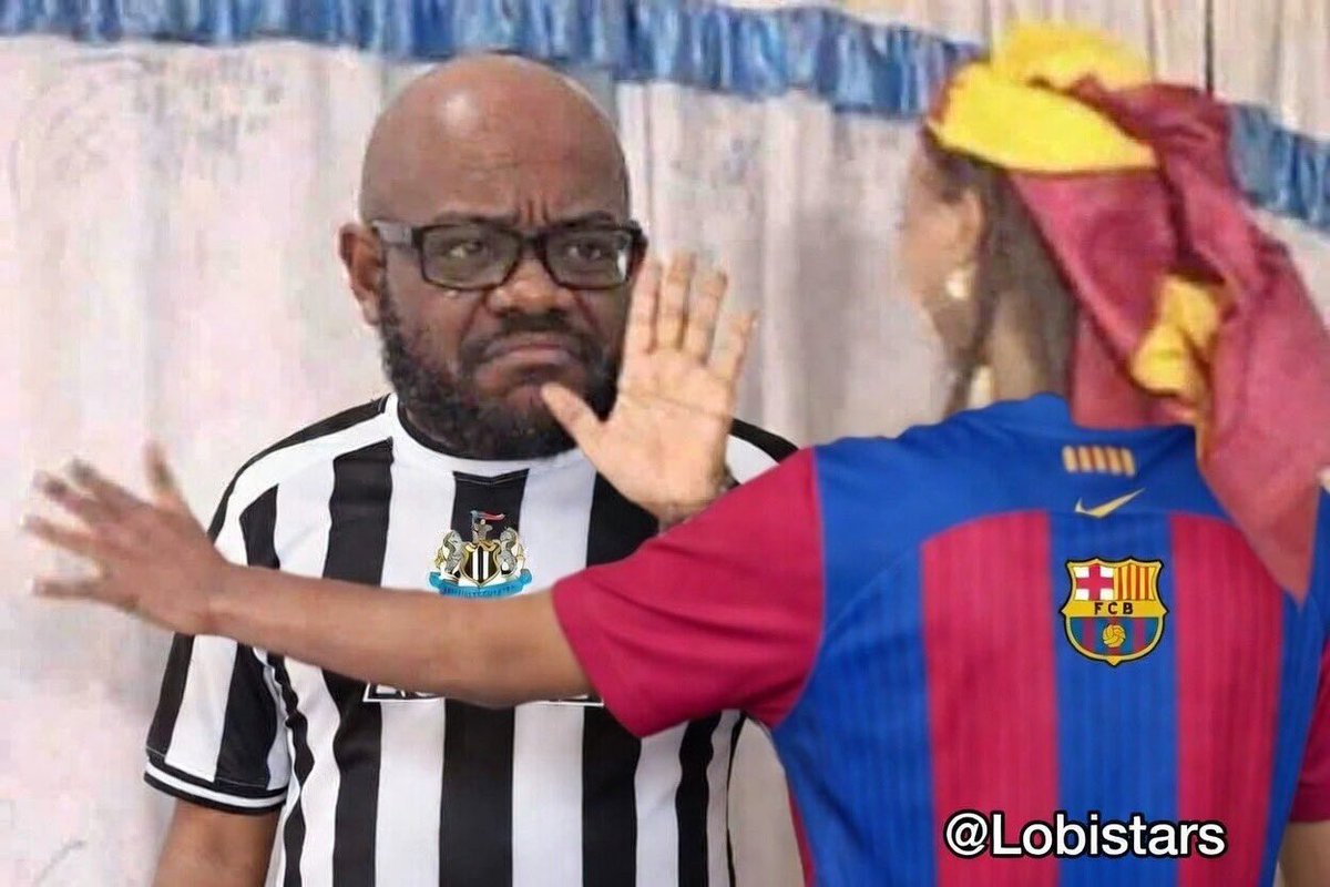 Fr, don't tell me that Newcastle were thinking that they would beat Barcelona in the champions League second leg?