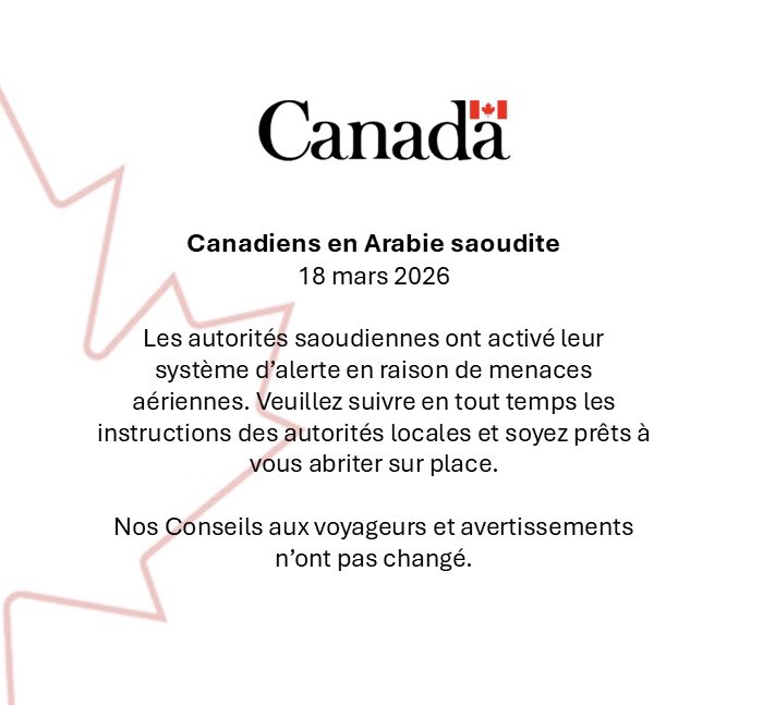 Canada au RAS tweet media