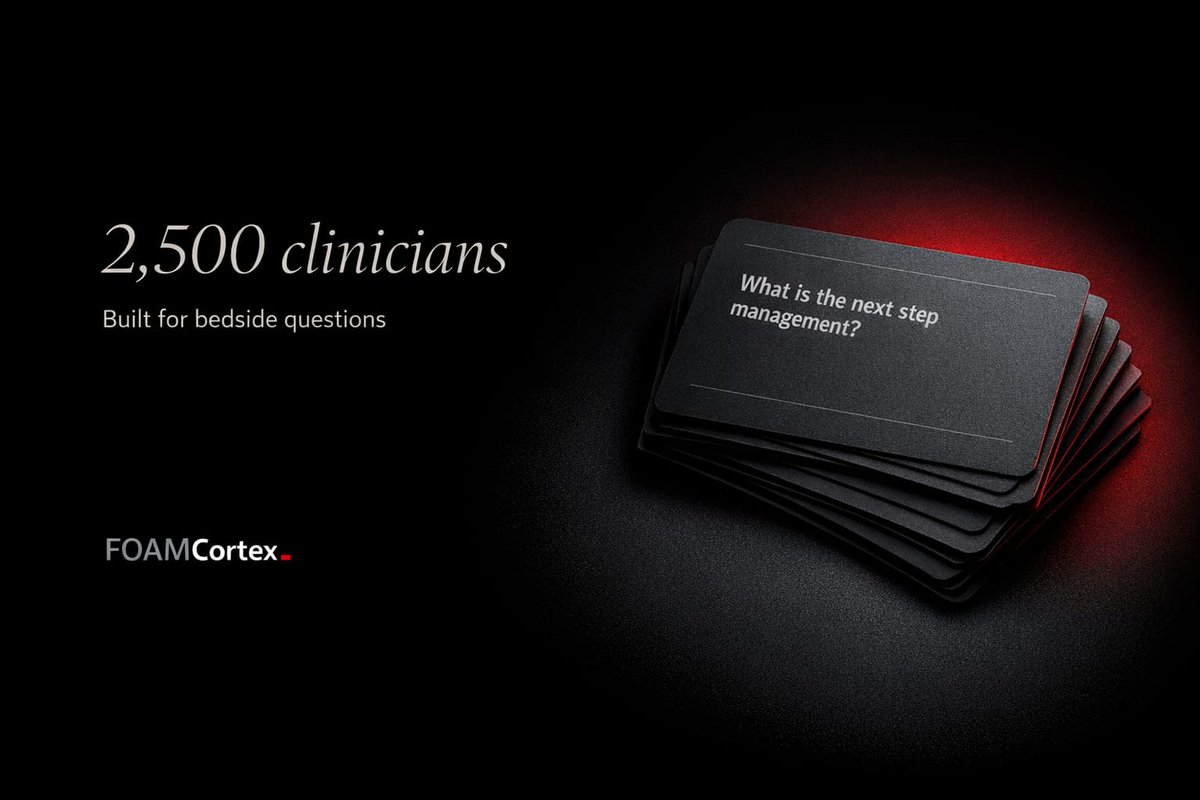 FOAM Cortex tweet media