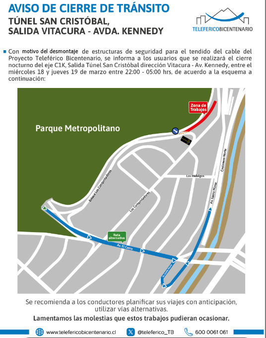 Teleferico_TB's tweet photo. [TRABAJOS NOCTURNOS TELEFÉRICO BICENTENARIO: DESMONTAJE MIÉRCOLES 18 DE MARZO AL 19 MARZO 2026]

@MuniVitacura
@Muni_provi
@Muni_LasCondes
@mun_huechuraba
@TunelSC https://t.co/ykTlDP5Axt