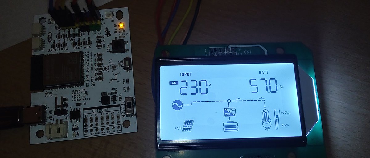petrkr's tweet photo. Impemented nice LCD #LCM0844 not only for FVE aplications with HT1621 3-wire controller to #SegLCDLib @ https://t.co/vnsXPLoBtF…
Link to Aliexpress is in documentation on Github
@LabOctopus
#esp32
#lcd
#lcm0844 https://t.co/M2rG6q66Fe