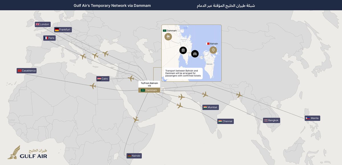 Gulf Air tweet media