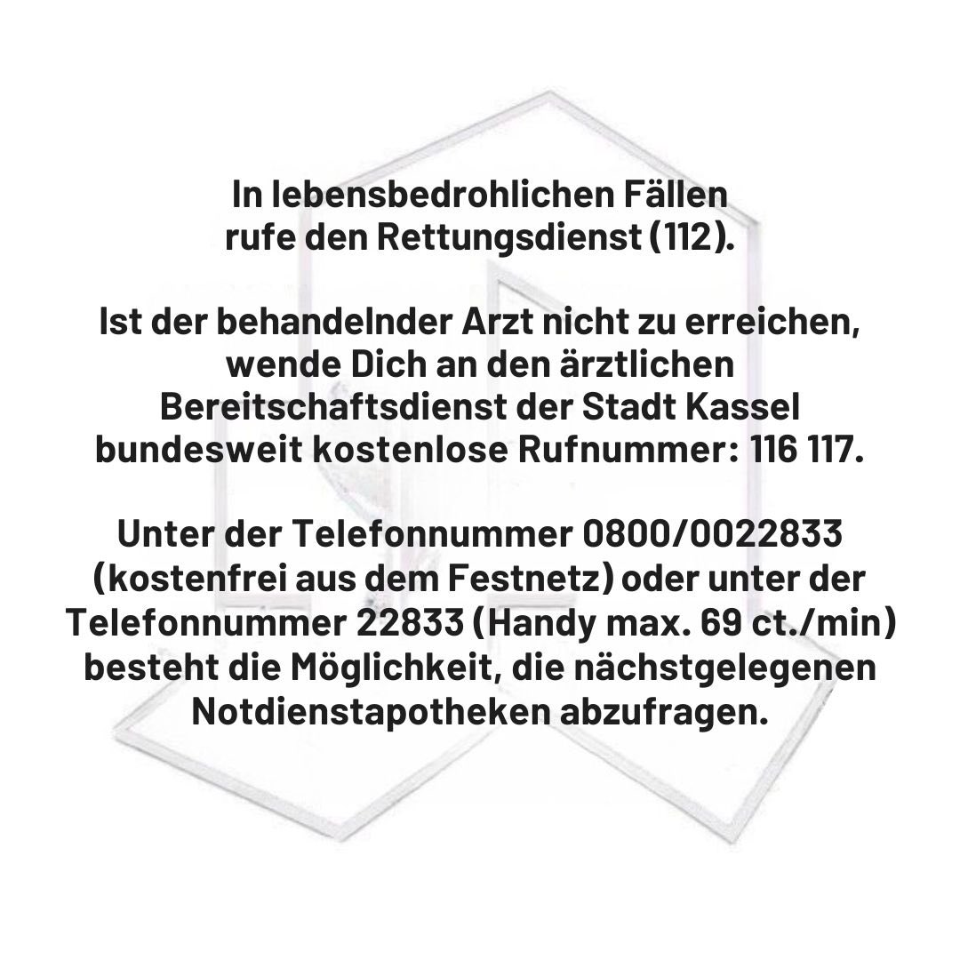 #LORENZ #Baunatal #Medikamente #AvorOrt #Apotheke #Notdienst

Wir haben heute Notdienst.

Neue Apotheke
Heinrich-Nordhoff-Str. 7
34225 Baunatal

Werden wichtige Medikamente benötigt, sind wir auch in der Nacht von Mittwoch (18.03.) auf Donnerstag (19.03.) durchgehend erreichbar.