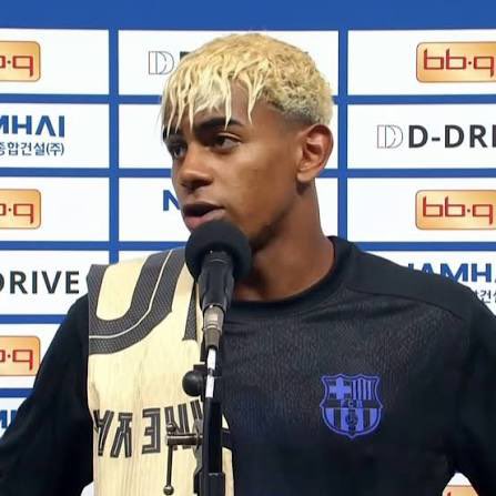 Yamal 💬 : « Même à 7/2 on a tout fait pour marquer davantage mais c’est impossible de perdre un match 8/2 en ligue des champions. »