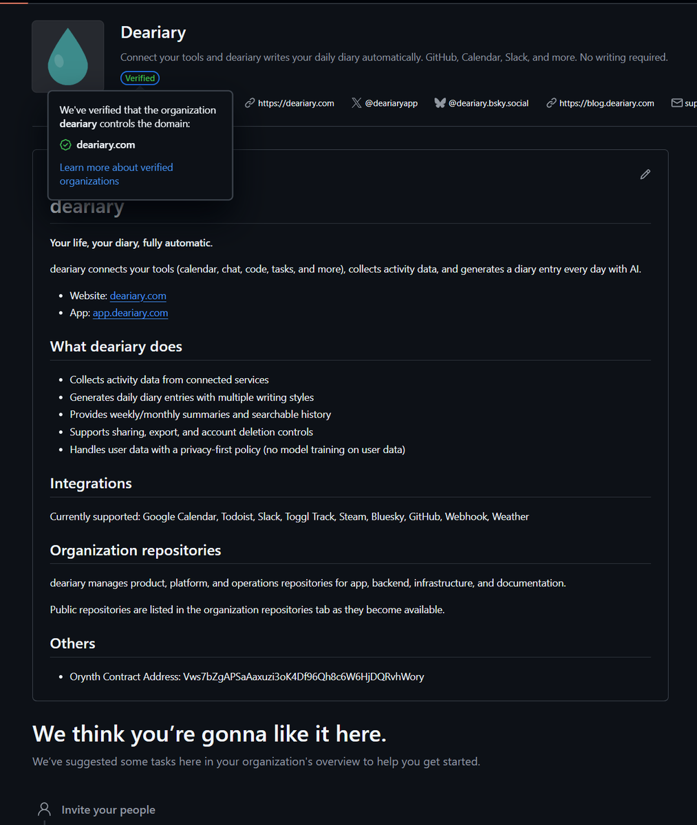 deariary | auto diary app tweet media