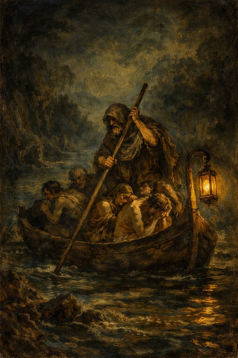 Obolus paid

Charon leads the dead to Hades across the river Styx.

#AIart️️️️️️️️️️️️️️️️️️️️️️️️️️️️️️️️️️️️️️️️️️️️️️️️️️️ #Digitalart #AIpicture #AIartwork