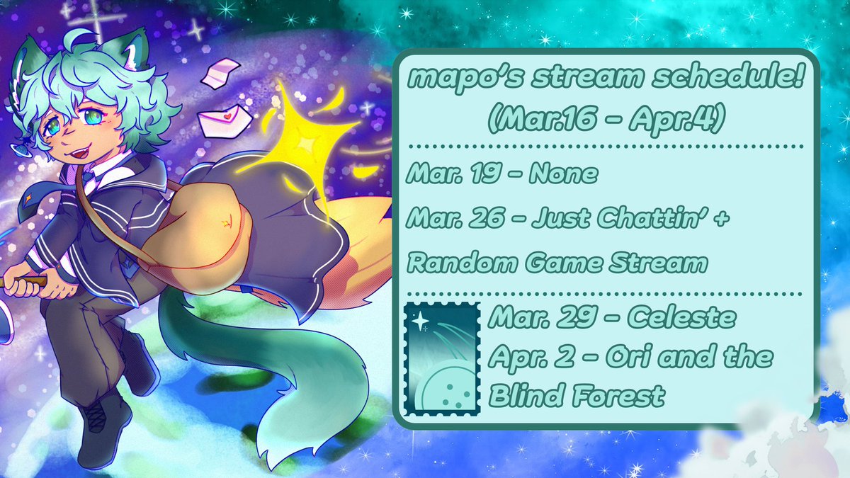 mapo_vldreams's tweet photo. "Hello, my dearest penpals! I finally got my signal back and scheduling has become way more easier. Refer to the schedule below and check out the streams when you can! I'd love to see you there."
- Signed,
Mapo💌
#MapoLive #VTuberEN #VTuberPH https://t.co/WdFU0oWD6k