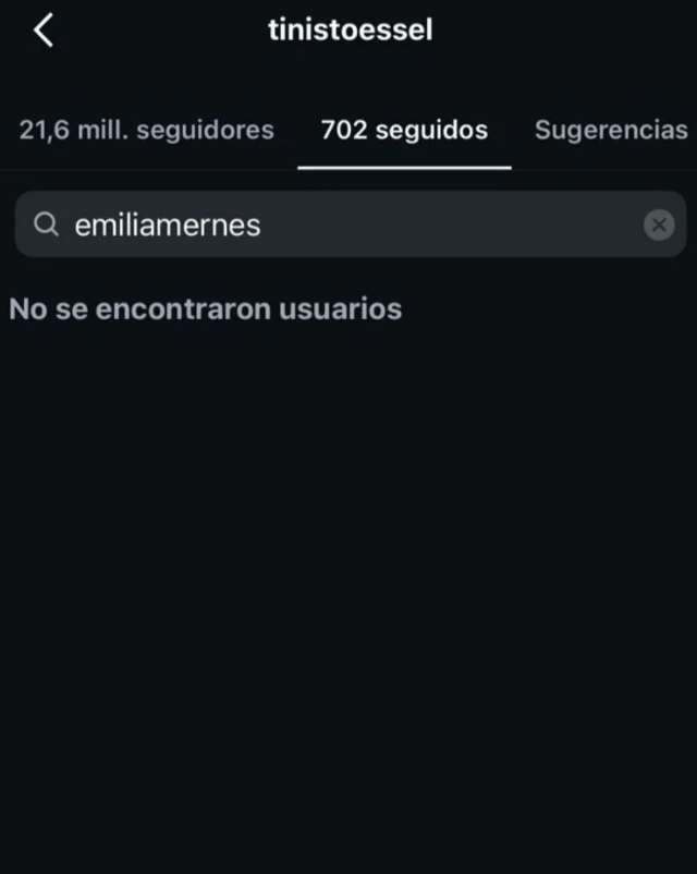 CS_Millennials's tweet photo. 😢Tini Stoessel dejó de seguir a Emilia Mernes en Instagram y confirmó el distanciamiento entre las dos artistas. El gesto reavivó rumores de conflicto en la escena pop. Emilia todavía la sigue, mientras María Becerra también dejó de seguir a la cantante entrerriana semanas atrás https://t.co/wmatFtQHml