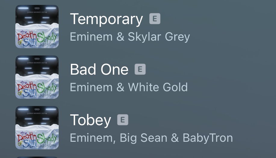 shadysmith219's tweet photo. Which 3 song run is better? 🤔
#TDOSS edition
@ShadysRope https://t.co/rVFDoPE8wc