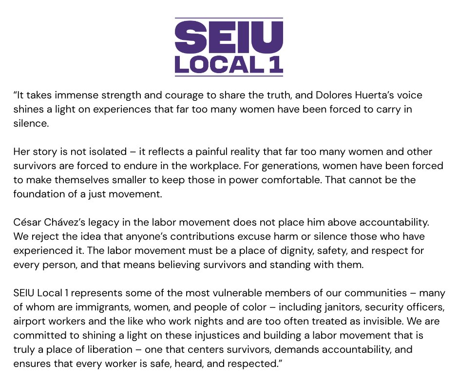 SEIU Local 1 tweet media