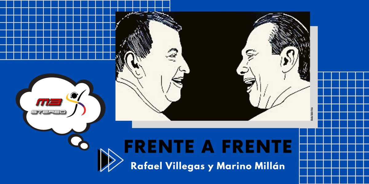 Audio:
Frente a Frente (repetición)
miércoles 18 de marzo de 2026
Rafael Villegas, Jaime Dinas y Marino Millán
Enlace para escuchar:
go.ivoox.com/rf/170391798