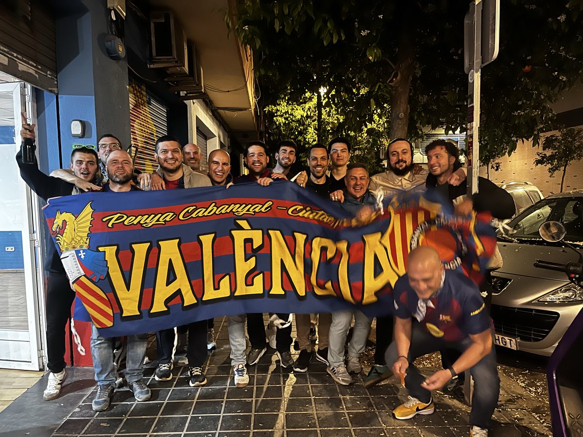 PENYA BARCELONISTA VALENCIA CABANYAL-CIUTAT JARDÍ tweet media