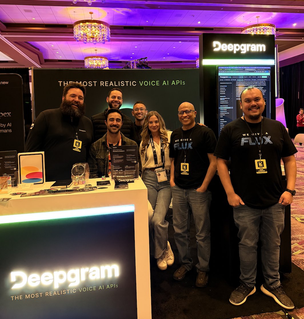 Deepgram tweet media