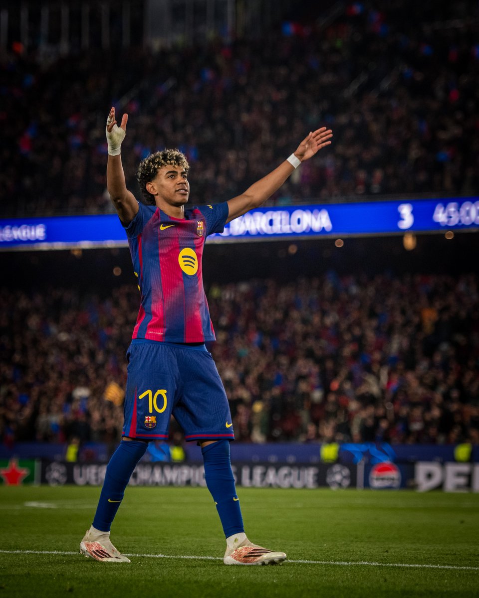 FCBarcelona_es's tweet photo. El Spotify Camp Nou te quiere, Lamine 🔟 https://t.co/9gnDBpKGhF
