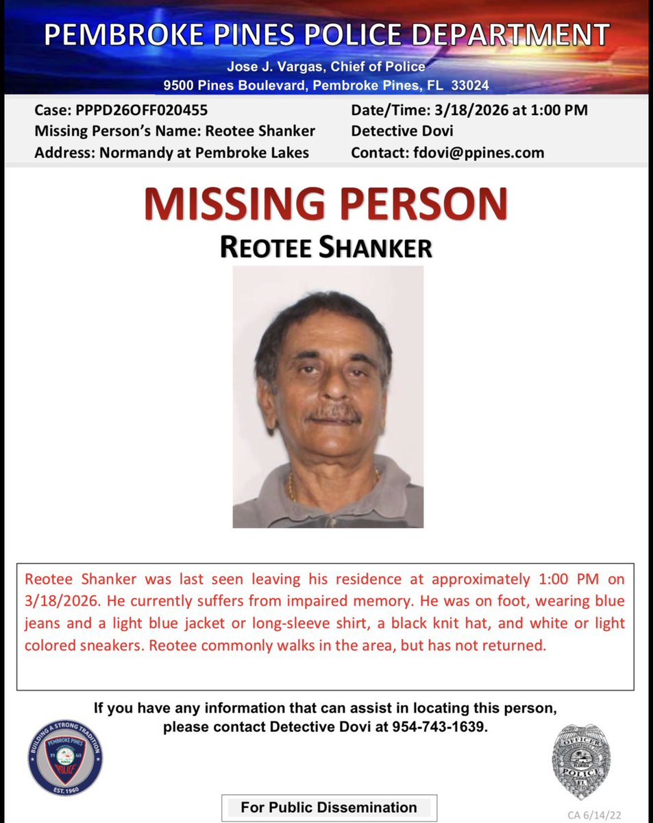 Pembroke Pines PD tweet media