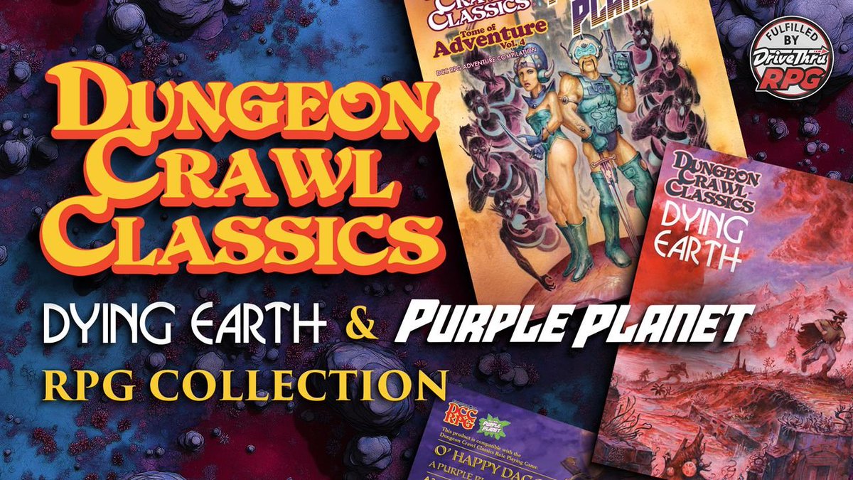 Tabletop_Deals's tweet photo. Save now and grab 27 RPG Dungeon Crawl Classics books worth $470 for only $11.99!

Check out the Dying Earth &amp; Purple Planet RPG collection at Fanatical

#ad https://t.co/7E2o2GWslx

#DCC #DungeonCrawlClassics https://t.co/Qm9m7xOEVI