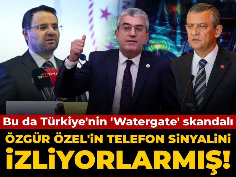 Bu da Türkiye'nin 'Watergate' skandalı: Özgür Özel'in telefon sinyalini izliyorlarmış!

halktv.com.tr/siyaset/bu-da-…
