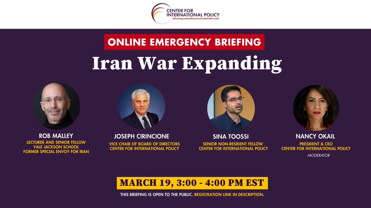 Center for International Policy tweet media