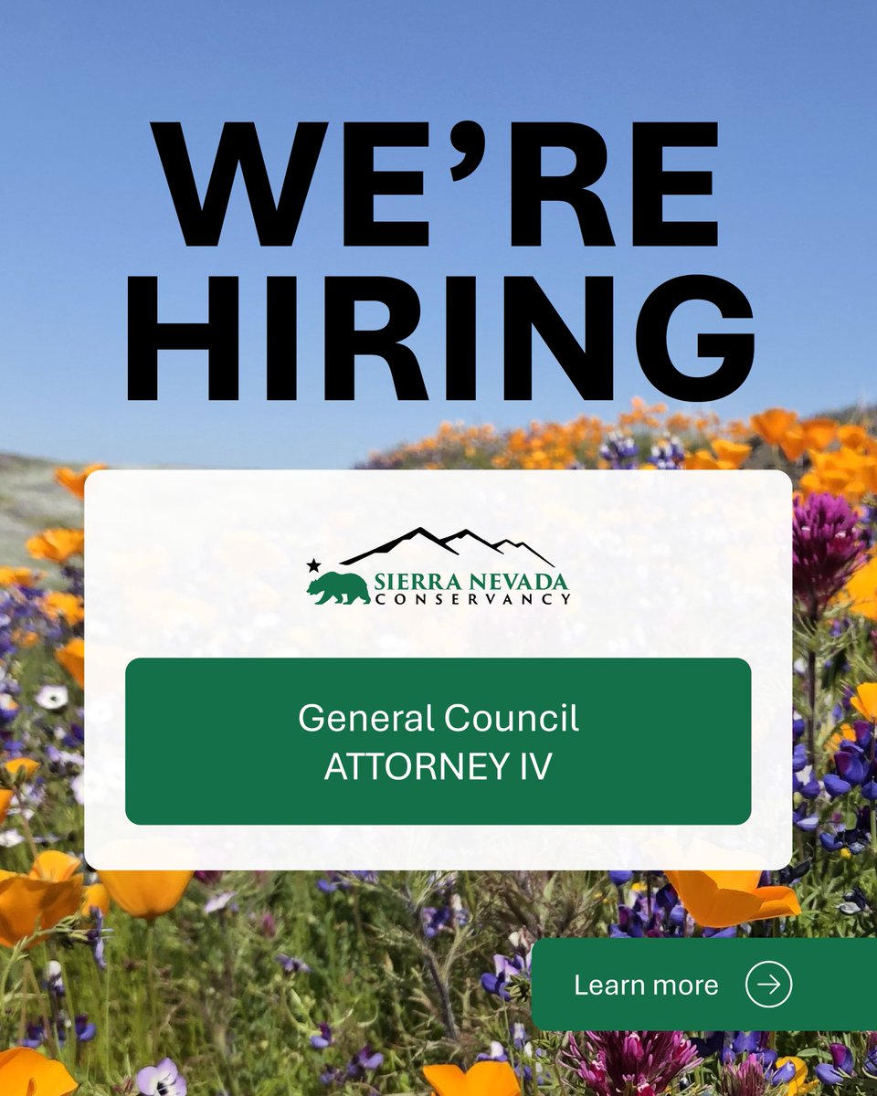 CAsWatershed's tweet photo. SNC is #Hiring! We're seeking an attorney with experience in environmental &amp; administrative law who will bring experience working in a team-oriented environment, balancing legal risk with program goals, &amp; communicating clearly and concisely. More info: https://t.co/Sxzbvi6HKb https://t.co/cvj14r3AQr