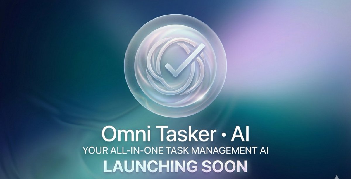 AiOmnitasker's tweet photo. Tired of jumping between 10 different apps? We’re building the last one you’ll ever need. 🛠️
From planning your dream vacation to automating your inbox and securing your feed from AI deepfakes—
The future is agentic. Stay tuned. 🚀
#TechRevolution #tech https://t.co/t68eRXmSGU