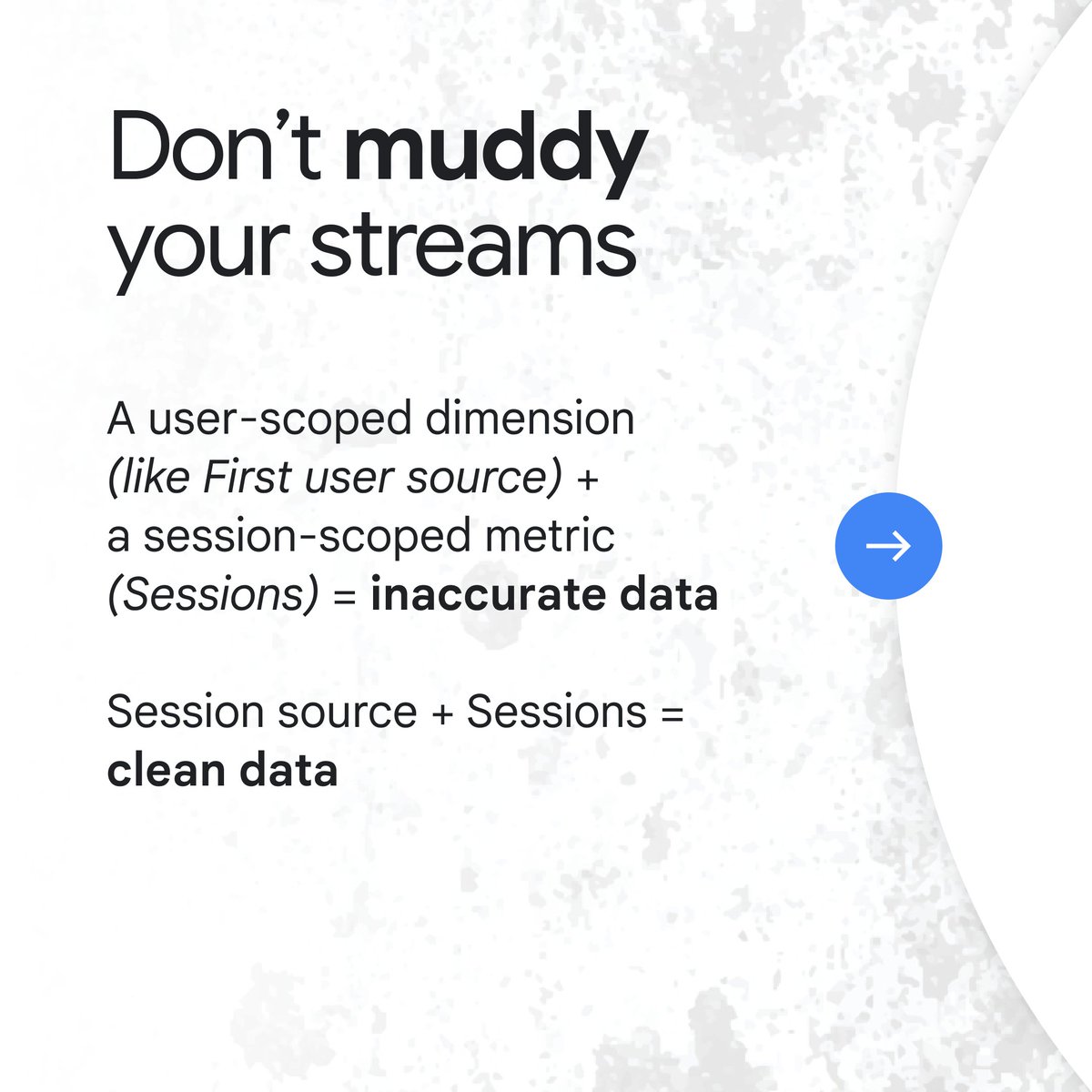 Google Analytics tweet media